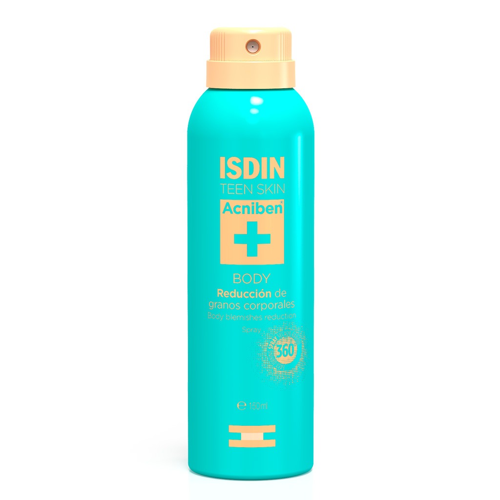 Isdin Teen Skin Acniben Body Blemishes Reduction Spray 150 mL - Easy Pharmacy LLC