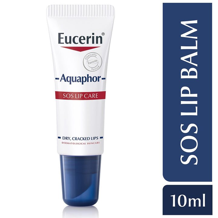 Eucerin Aquaphor SOS Lip Repair Balm For Dry & Cracked Lips 10ml - Easy Pharmacy LLC