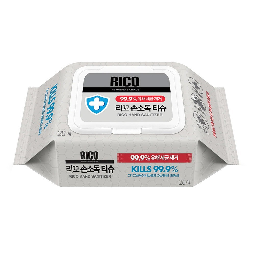 Rico Hand Sanitizing Wipes 20's - Easy Pharmacy LLC