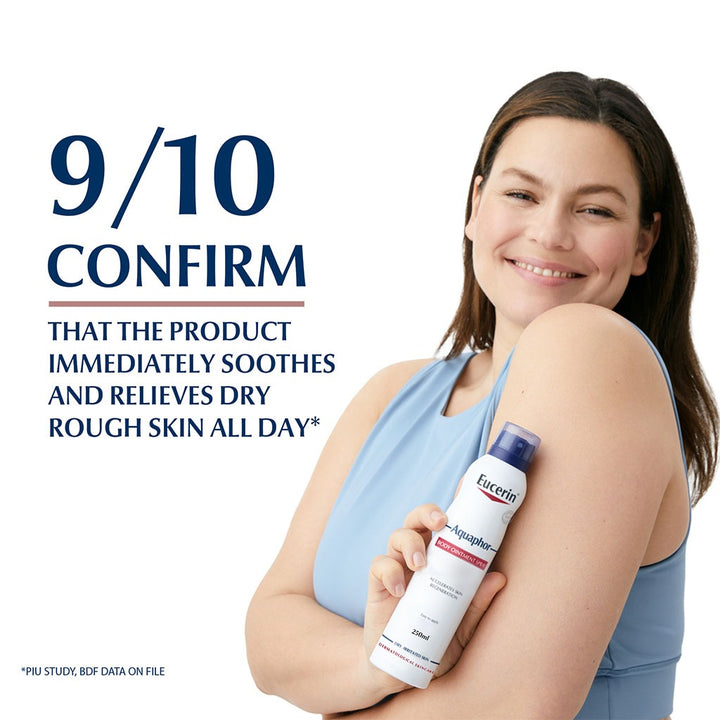 Eucerin Aquaphor Body Soothing Ointment Spray For Dry & Cracked Skin 250ml - Easy Pharmacy LLC