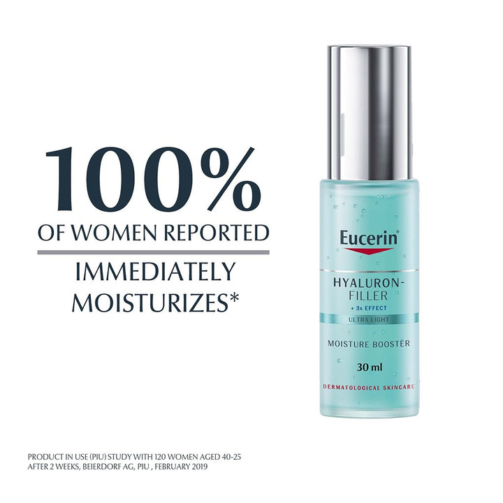 Eucerin Hyaluron-Filler 3x Effect Ultra-Light Hydrating Moisture Booster Gel For Wrinkles & Fine Lines 30ml - Easy Pharmacy LLC