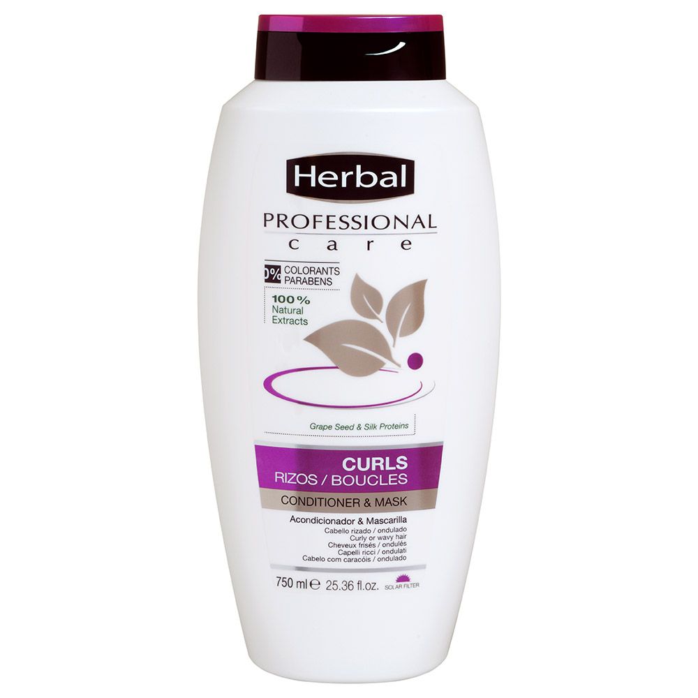Herbal Professional Care Curls Conditioner & Mask 750 mL - Easy Pharmacy LLC
