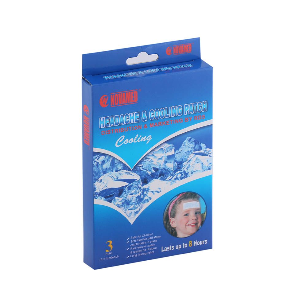 Novamed Headache & Cooling Patch 3's - Easy Pharmacy LLC
