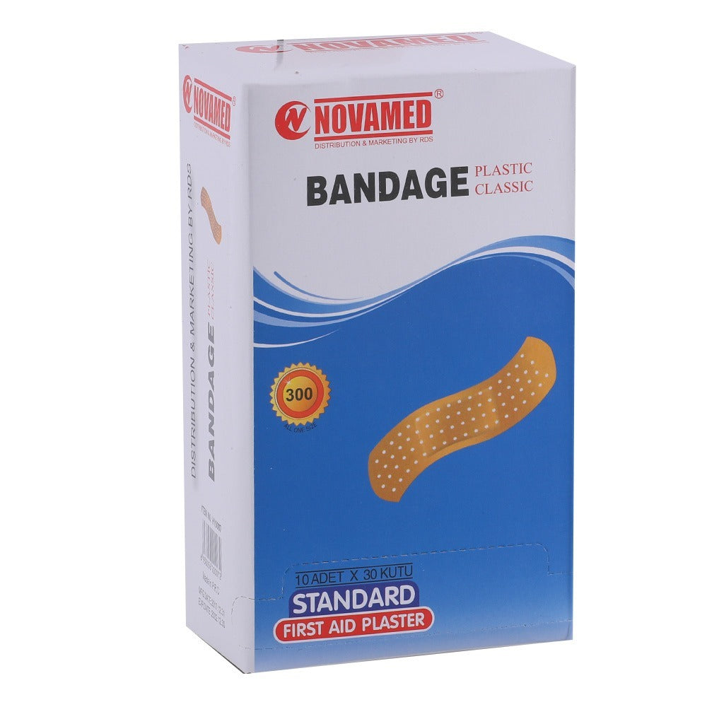 Novamed Plastic Classic First Aid Plaster 300's HY0007 - Easy Pharmacy LLC