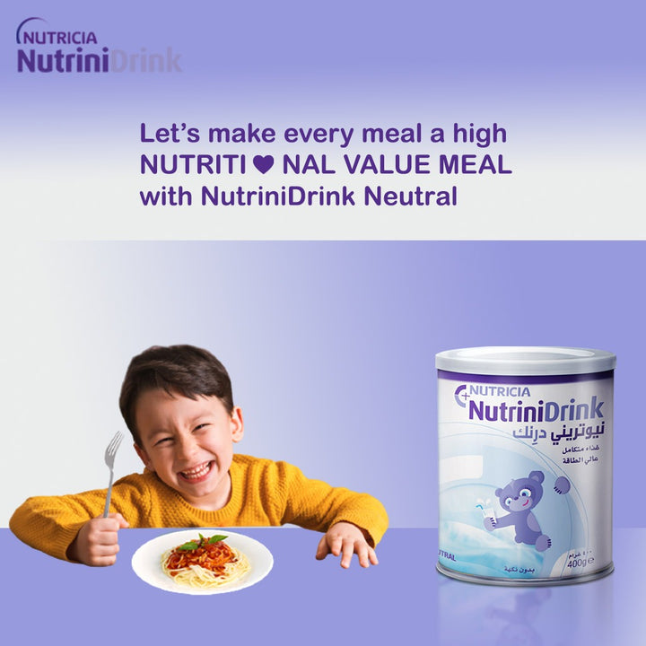 Nutricia NutriniDrink Children's Milk Special Formula For 12+ Months Neutral Flavour 400g - Easy Pharmacy LLC