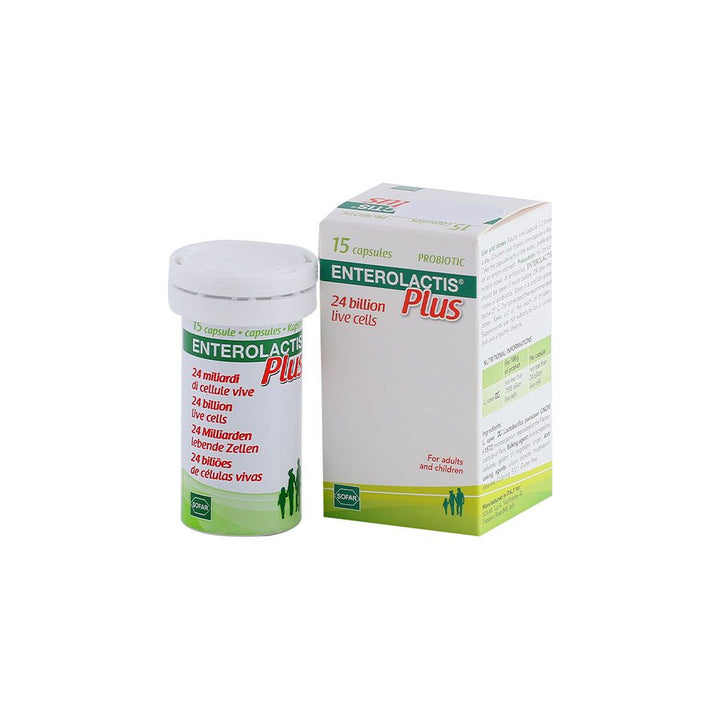 Enterolactis Plus Probiotic Capsules 15's - Easy Pharmacy LLC