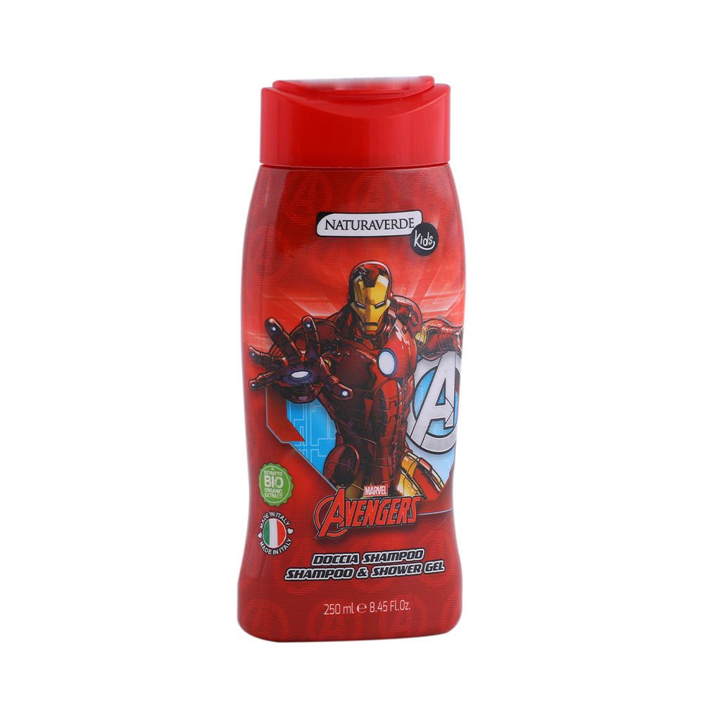 Naturaverde Kids Shampoo & Shower Gel Avengers 250 mL - Easy Pharmacy LLC