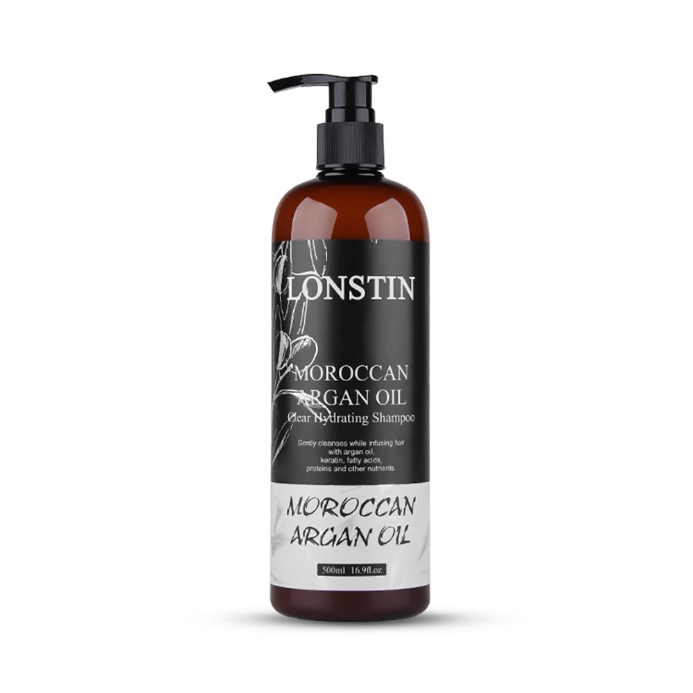 Lonstin Moroccan Argan Oil Clear Hydrating Shampoo 500 mL - Easy Pharmacy LLC
