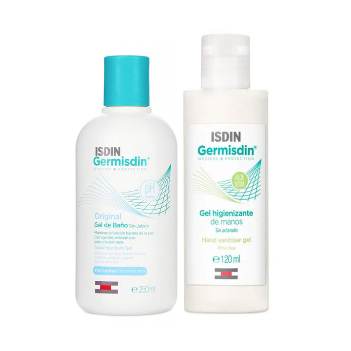 Isdin Germisdin Original Soap-Free Bath Gel 250 mL + Isdin Germisdin Hand Gel 120 mL PROMO - Easy Pharmacy LLC