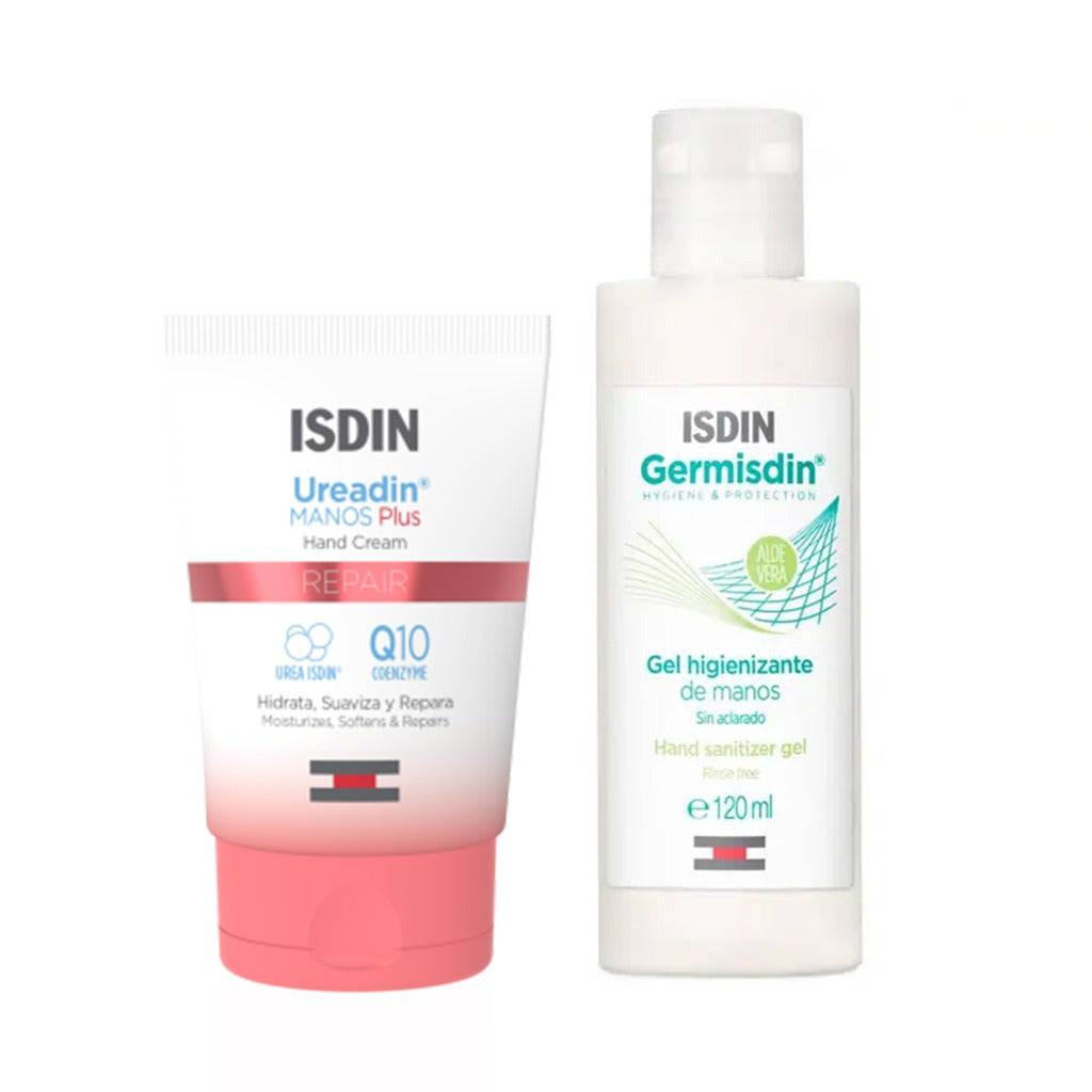 Isdin Ureadin Repair Hand Gel 50 mL + Isdin Germisdin Hand Gel 120 mL PROMO - Easy Pharmacy LLC