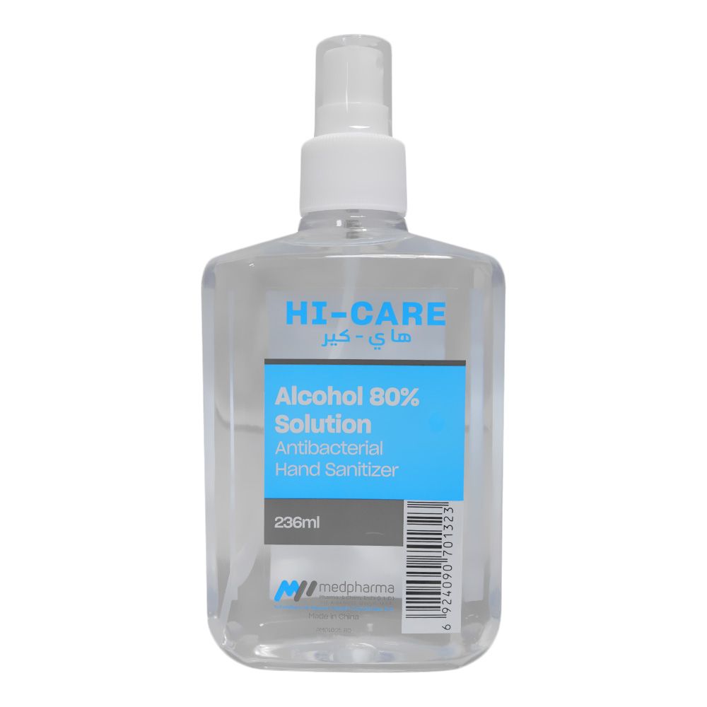 Hi-Care 80% Antibacterial Hand Sanitizer 236 mL - Easy Pharmacy LLC