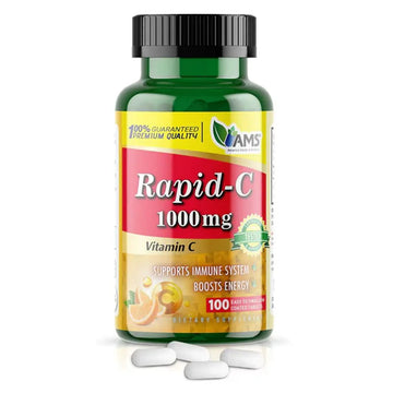 AMS Rapid-C 1000 mg Vitamin C Tablets 100's