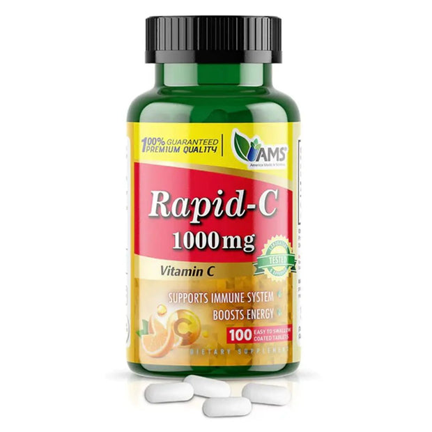 AMS Rapid-C 1000 mg Vitamin C Tablets 100's