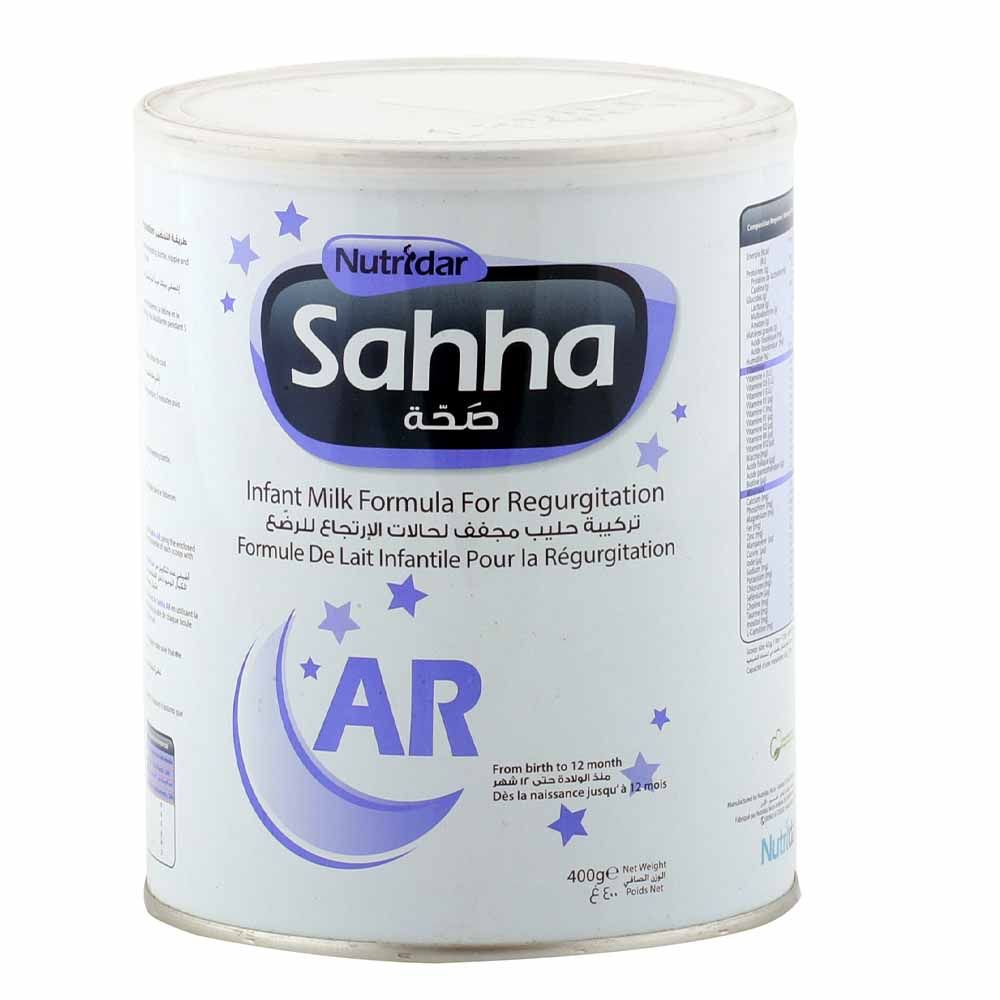 Nutridar Sahha AR Anti Regurgitation Infant Milk Formula For 0 To 12 Months 400g - Easy Pharmacy LLC