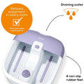 Beurer FB12 Foot Spa Massage With Massage Attachment 3 Functions Including Vibration And Bubble Massage