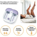 Beurer FB12 Foot Spa Massage With Massage Attachment 3 Functions Including Vibration And Bubble Massage