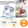 Beurer FB12 Foot Spa Massage With Massage Attachment 3 Functions Including Vibration And Bubble Massage