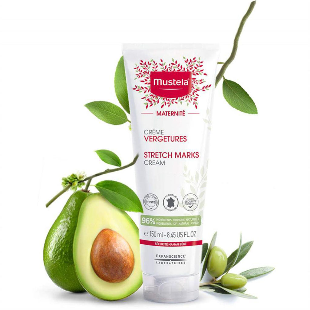 Mustela 3 In 1 Maternity Stretch Marks Cream For Pregnancy, Fragrance Free 150ml - Easy Pharmacy LLC