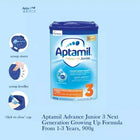Aptamil Advance Junior Stage 3 Toddlers Milk Formula For 1 To 3 Years 900g