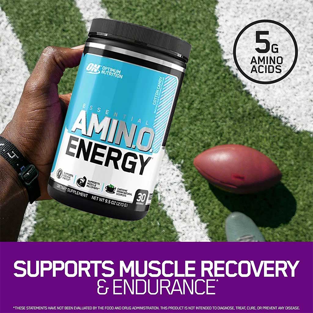 Optimum Nutrition Essential Amino Energy Powder Cotton Candy 30 Servings - Easy Pharmacy LLC