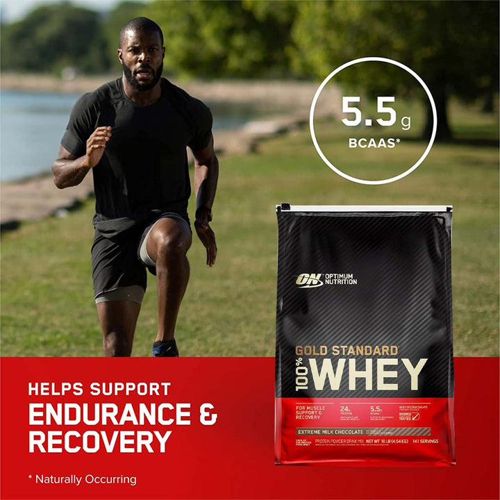 Optimum Nutrition Gold Standard 100% Whey Powder Extreme Milk Chocolate 10lb - Easy Pharmacy LLC