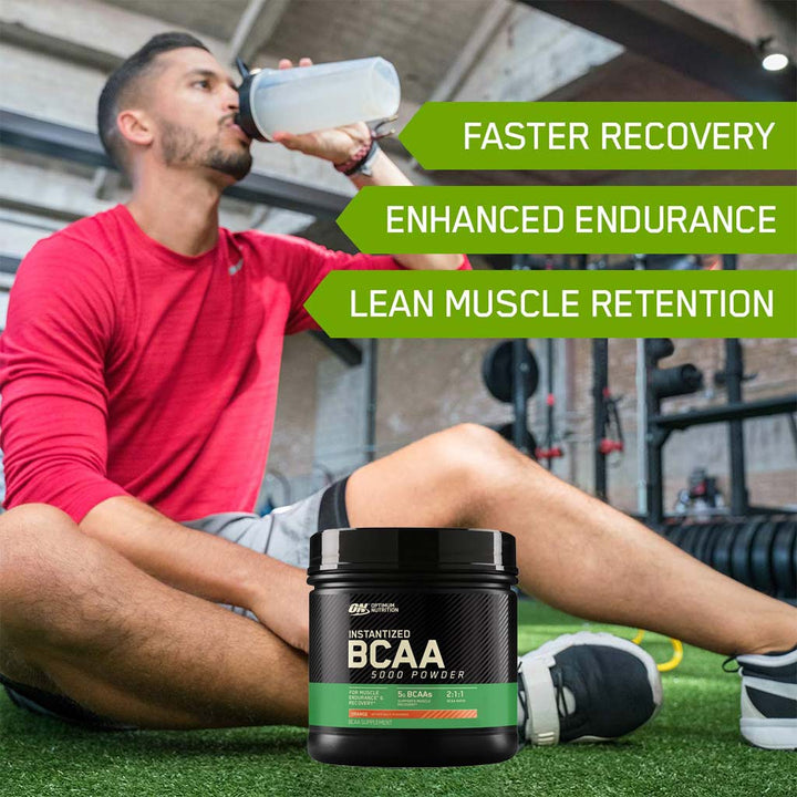 Optimum Nutrition Instantized BCAA 5000 Powder Orange 60 Servings - Easy Pharmacy LLC