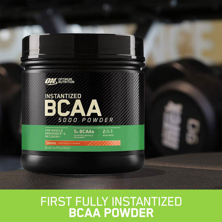 Optimum Nutrition Instantized BCAA 5000 Powder Orange 60 Servings - Easy Pharmacy LLC