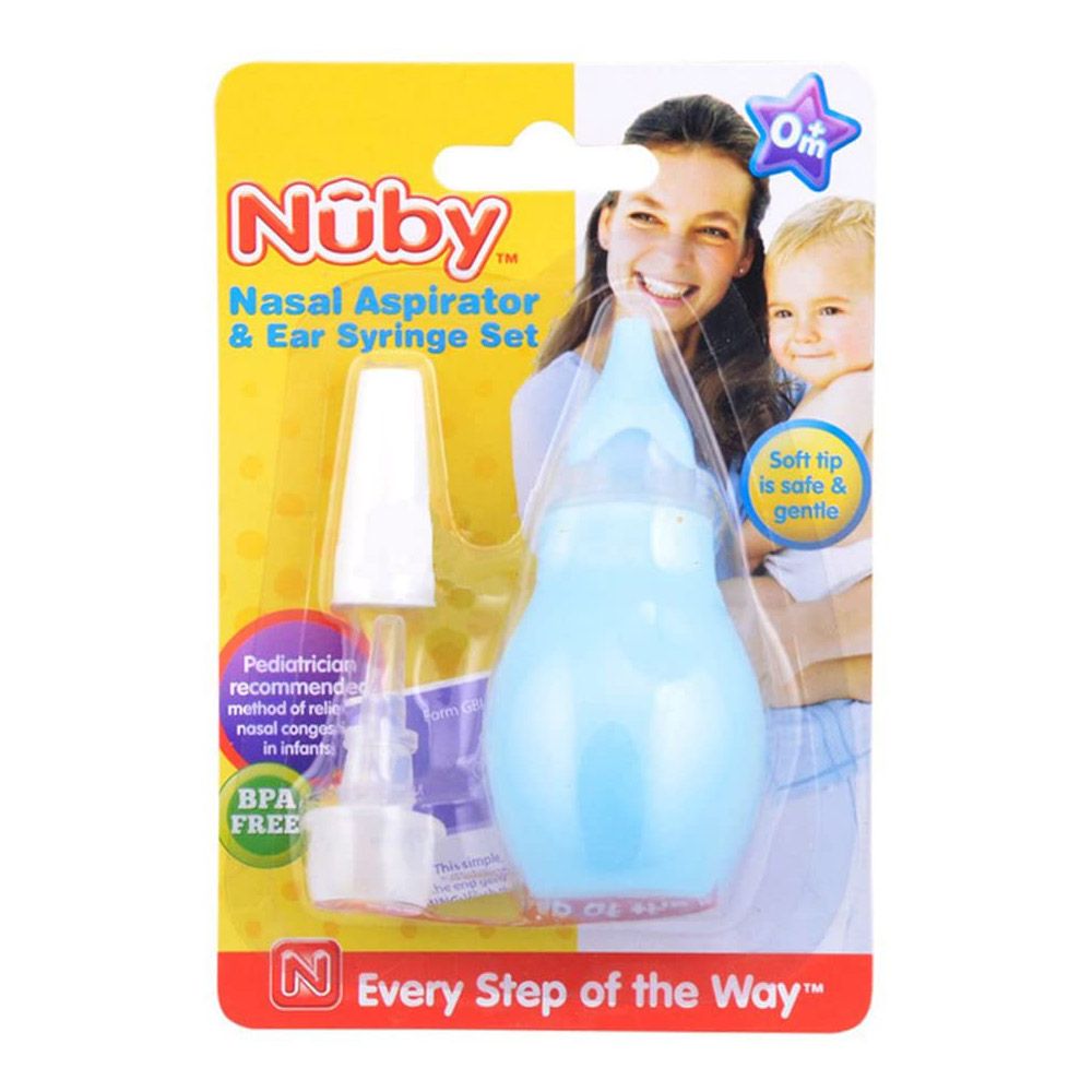 Nuby Nasal Aspirator & Ear Cleaning Set, 0+ month - Easy Pharmacy LLC