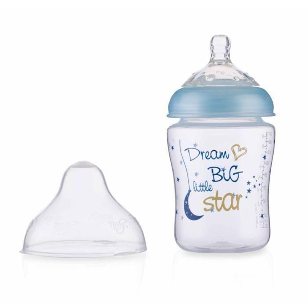 Nuby Little Moments SoftFlex 0+ month Blue Bottle 270 mL - Easy Pharmacy LLC