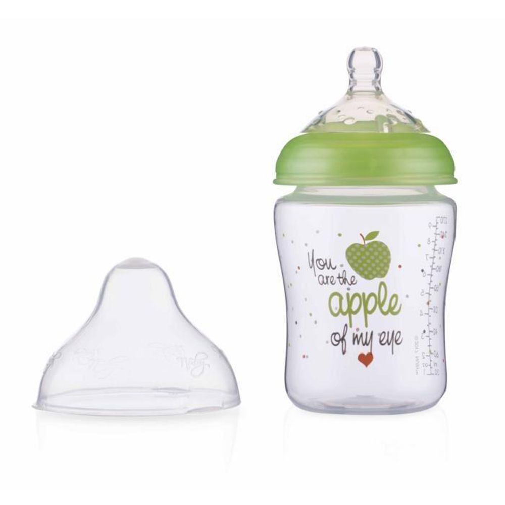 Nuby Little Moments SoftFlex 0+ month Green Bottle 270 mL - Easy Pharmacy LLC