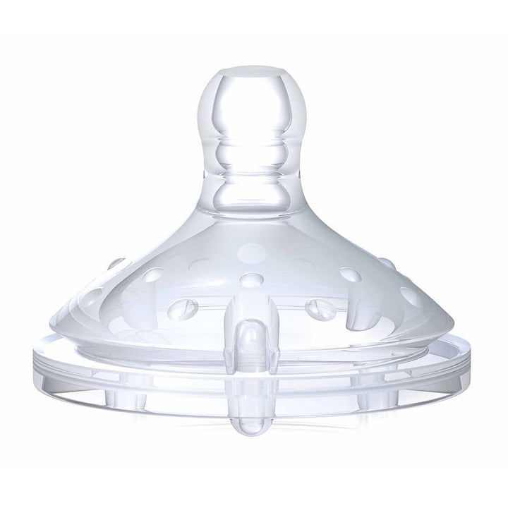 Nuby Anti-colic SoftFlex silicone nipple 1.2.3 flow 0+ month 2's - Easy Pharmacy LLC