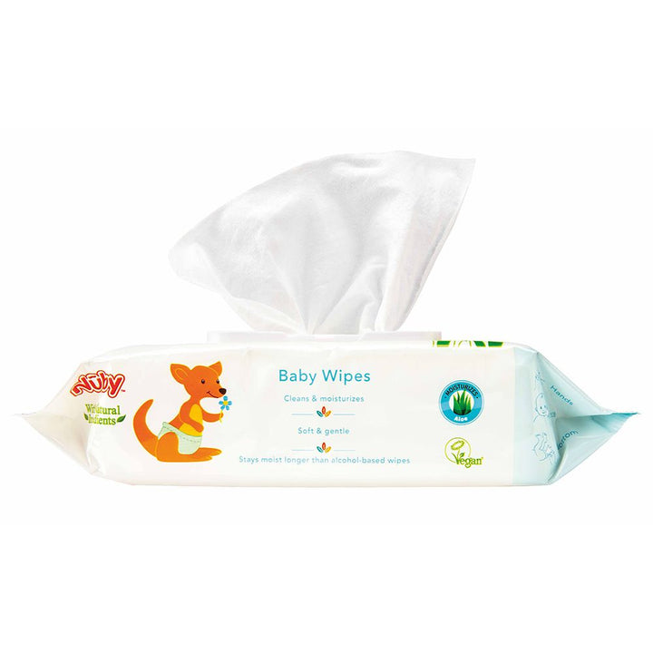 Nuby Baby Wipes 0+ month 80's - Easy Pharmacy LLC