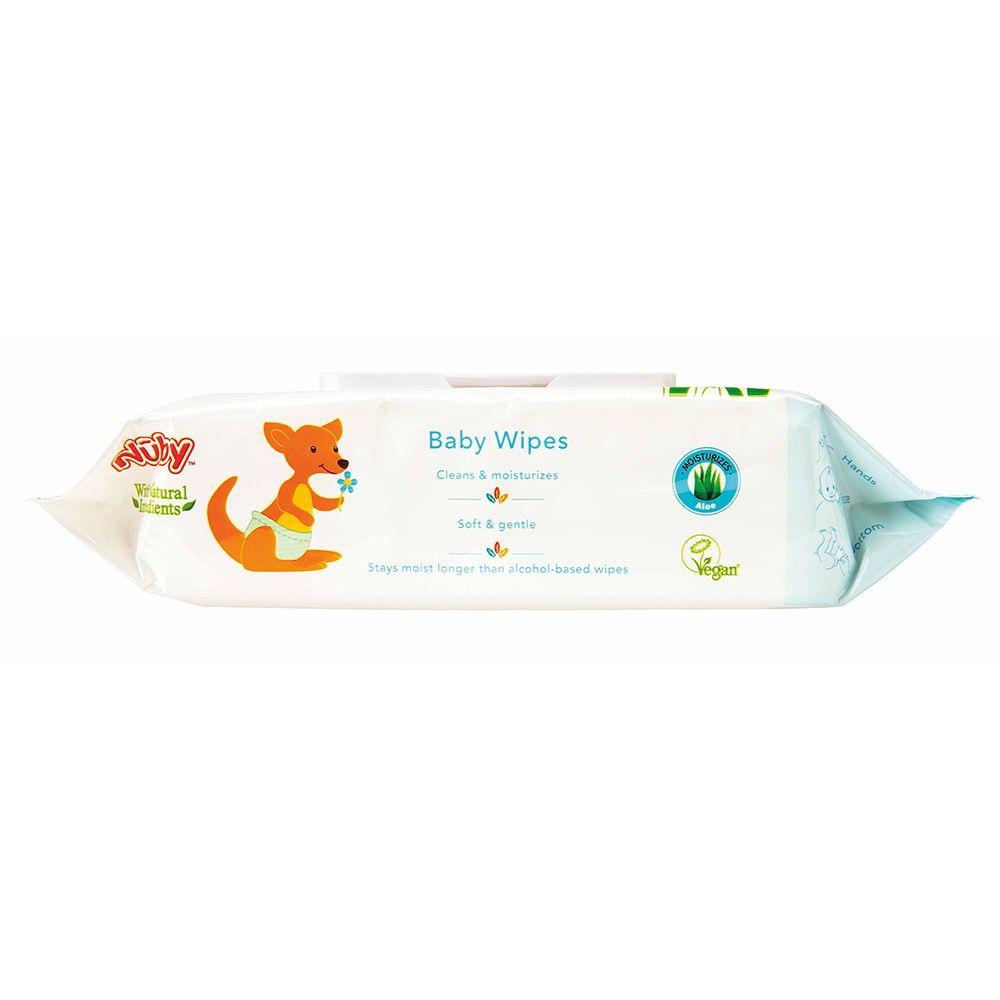 Nuby Baby Wipes 0+ month 80's - Easy Pharmacy LLC