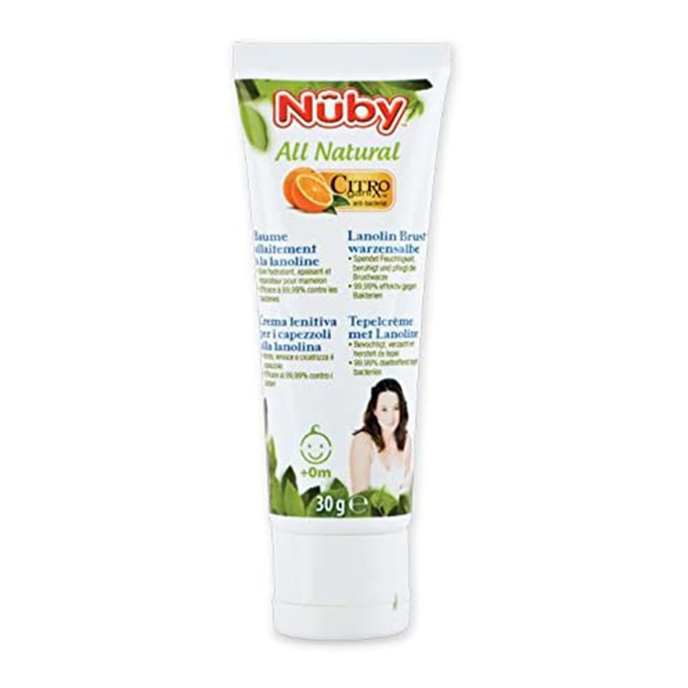 Nuby CitroGanix All Natural Lanolin Nursing Balm 30g - Easy Pharmacy LLC
