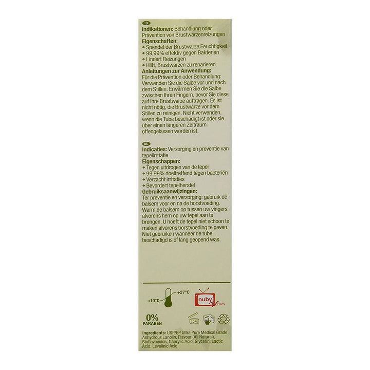 Nuby CitroGanix All Natural Lanolin Nursing Balm 30g - Easy Pharmacy LLC
