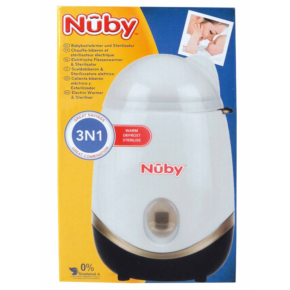 Nuby 3-N-1 Bottle Warmer & Steriliser 1's - Easy Pharmacy LLC