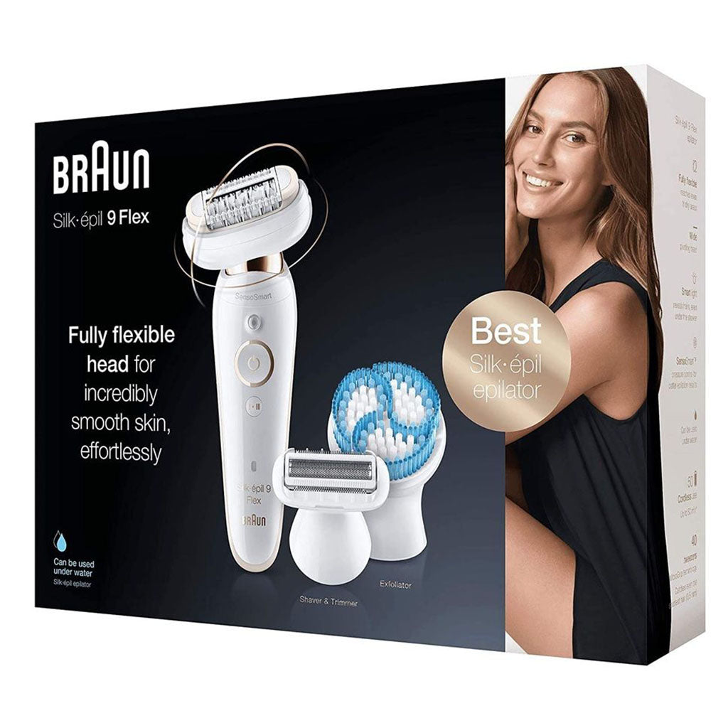 Braun Silk-epil 9 Flex Beauty Set Wet & Dry Epilator 9010 - Easy Pharmacy LLC