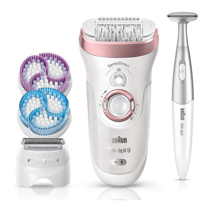 Braun Silk-epil 9 SkinSpa SensoSmart Wet & Dry Epilator 9980 - Easy Pharmacy LLC