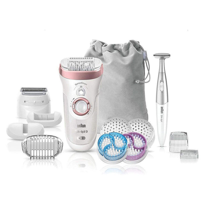 Braun Silk-epil 9 SkinSpa SensoSmart Wet & Dry Epilator 9980 - Easy Pharmacy LLC