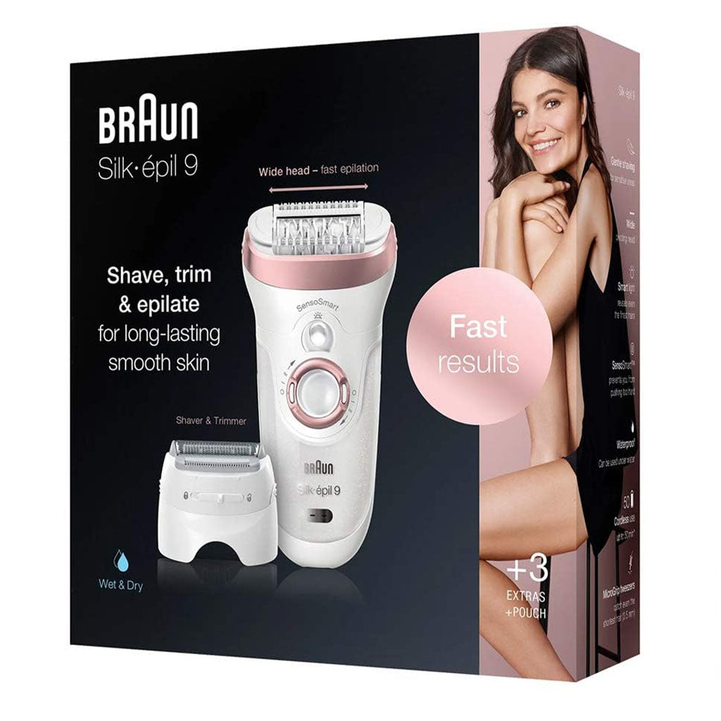 Braun Silk-epil 9 Wet & Dry epilator 9720 - Easy Pharmacy LLC