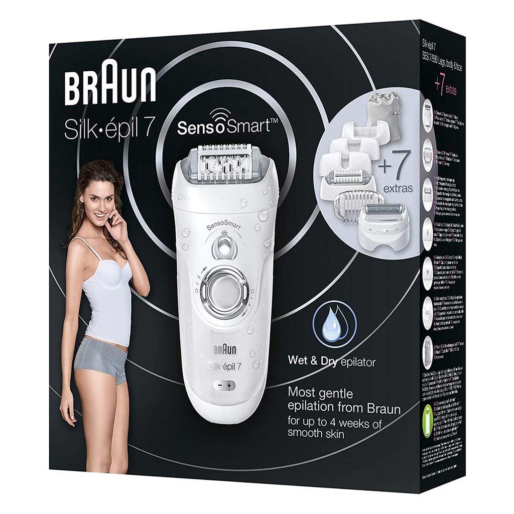 Braun Silk-epil 7 SensoSmart Wet & Dry Epilator 7880 - Easy Pharmacy LLC