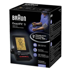 Braun ExactFit 5 BP-6200 – Smart Upper-Arm Blood Pressure Monitor for Home Wellness