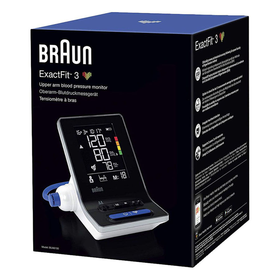Braun ExactFit 3 Upper Arm Blood Pressure Monitor (BUA6150)
