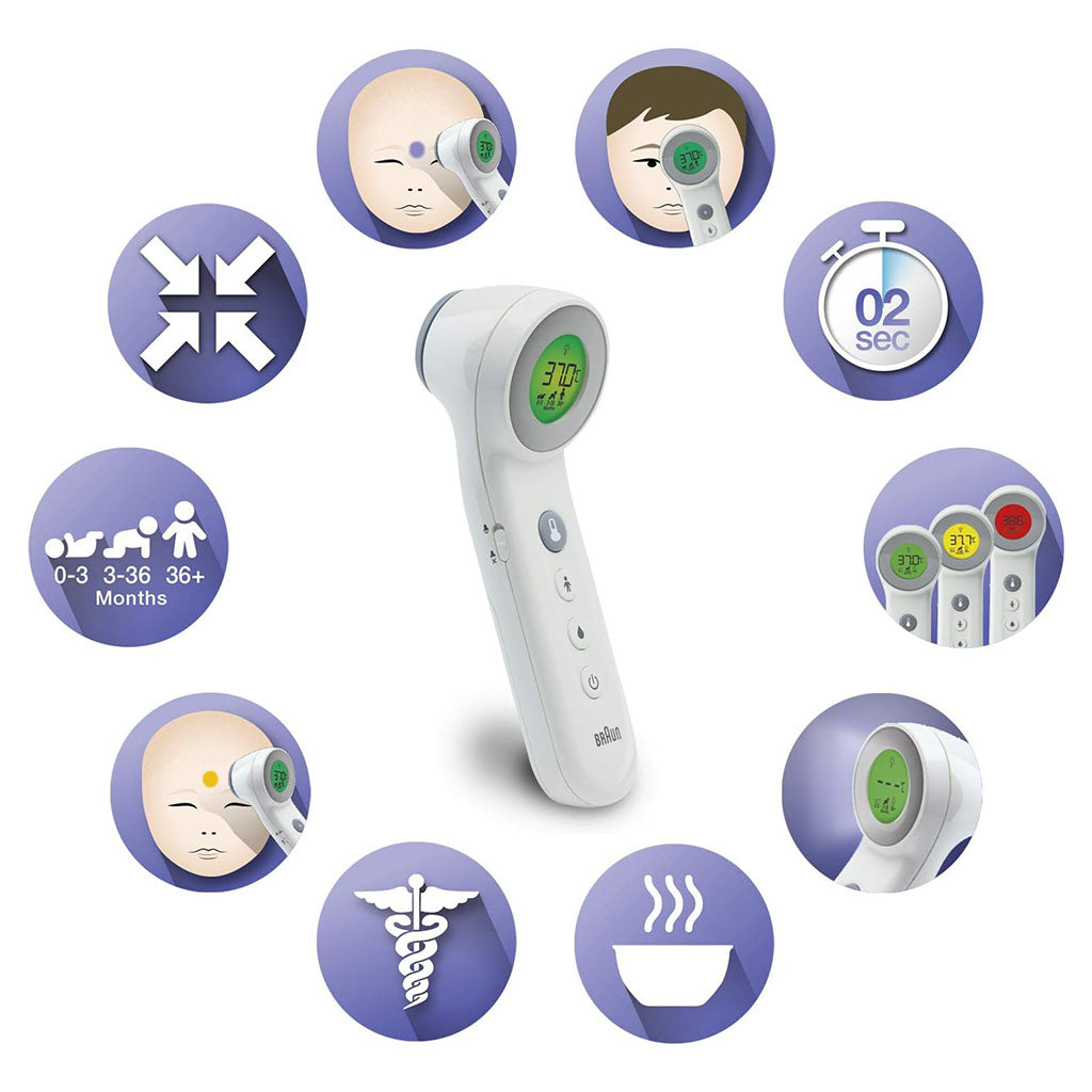 Braun BNT400 3-in-1 No Touch Thermometer - Easy Pharmacy LLC