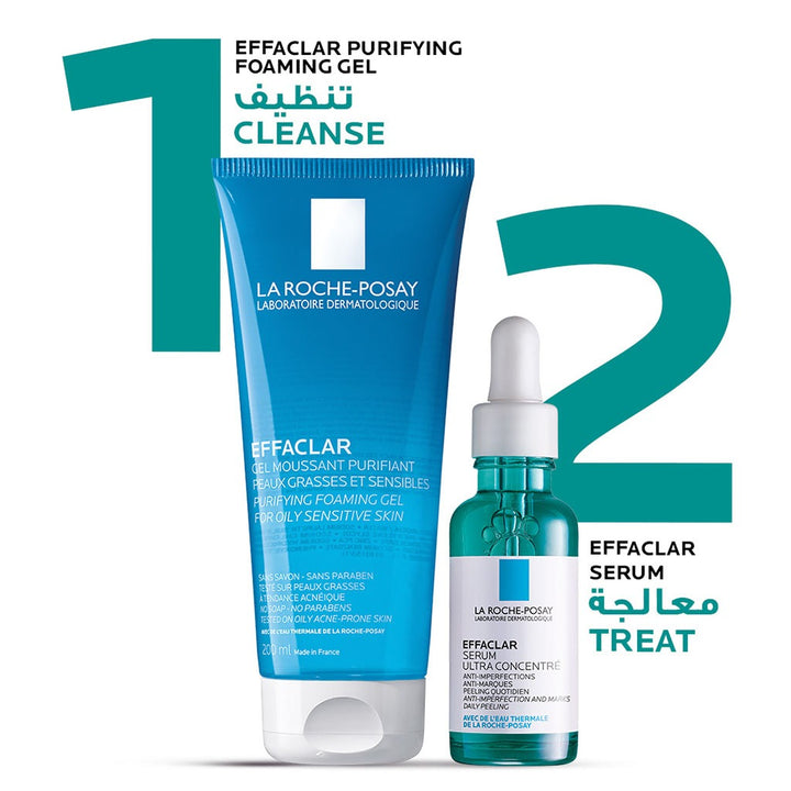 La Roche-Posay Effaclar Ultra Concentrated Anti-imperfection Serum With Salicylic Acid, Glycolic Acid & Niacinamide For Oily & Acne Prone Skin 30ml - Easy Pharmacy LLC