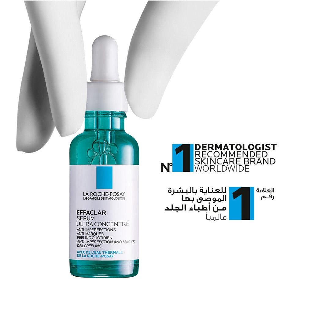 La Roche-Posay Effaclar Ultra Concentrated Anti-imperfection Serum With Salicylic Acid, Glycolic Acid & Niacinamide For Oily & Acne Prone Skin 30ml - Easy Pharmacy LLC