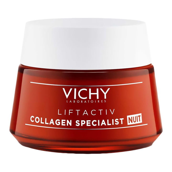 Vichy Liftactiv Collagen Specialist Anti-Aging & Brightening Face Moisturizing Night Cream 50ml - Easy Pharmacy LLC