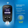 Accu-Chek Guide Wireless Blood Glucose Monitoring System With Backlit LCD Display