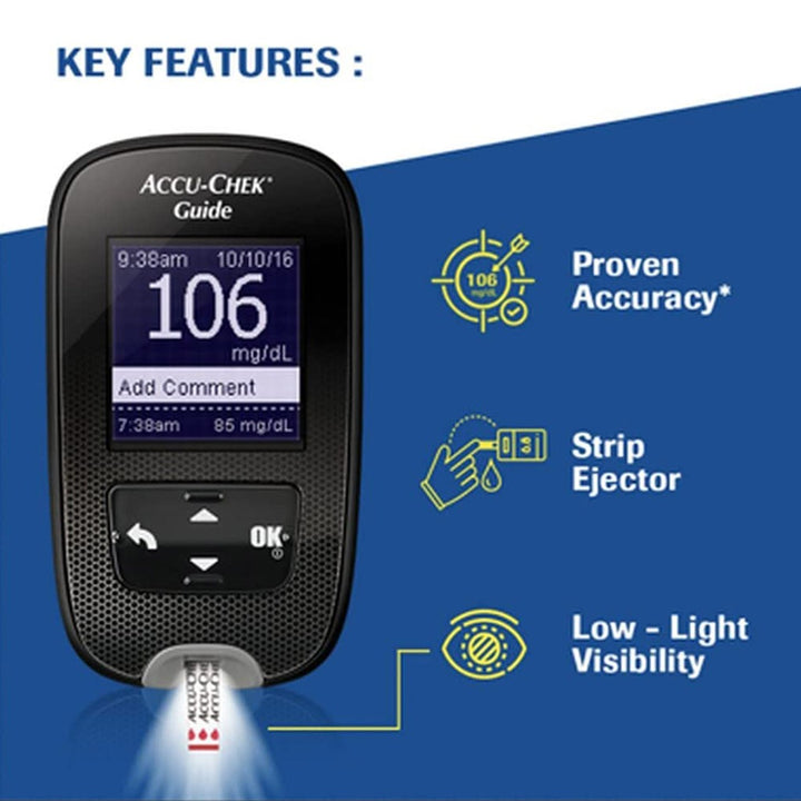 Accu-Chek Guide Wireless Blood Glucose Monitoring System - Easy Pharmacy LLC