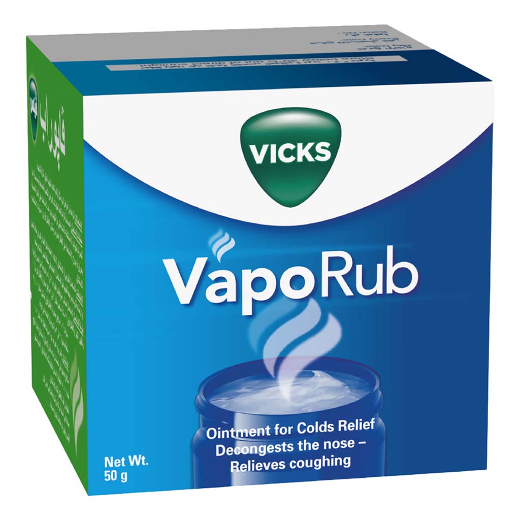 Vicks VapoRub Decongestant Ointment For Cold Relief 50g - Easy Pharmacy LLC